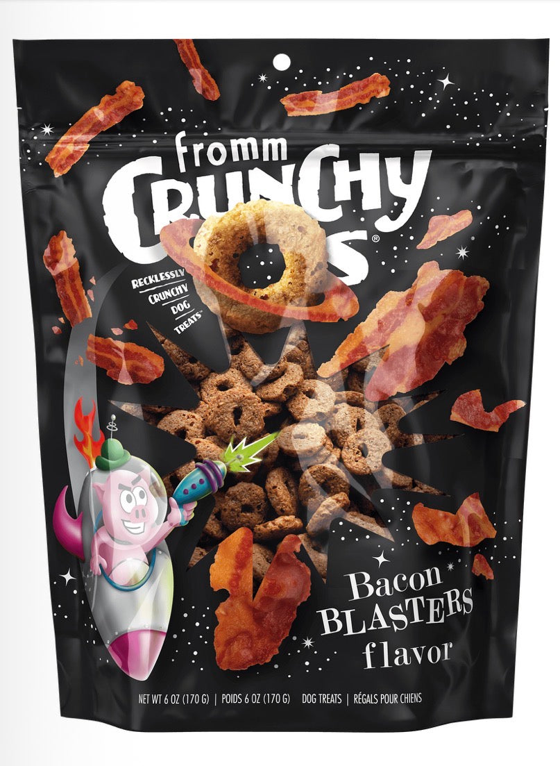 Fromm Crunchy Os Bacon Blasters Flavor Dog Treats