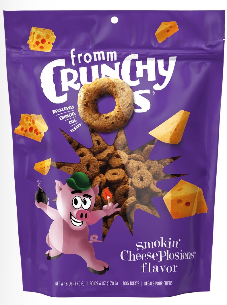 Fromm Crunchy Os Smokin' CheesePlosions® Flavor Dog Treats
