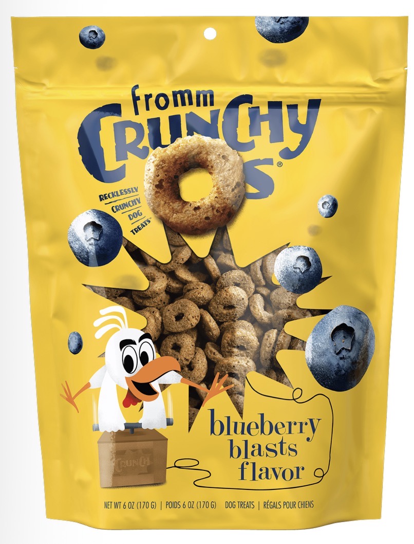 Fromm Crunchy Os Blueberry Blasts Flavor Dog Treats