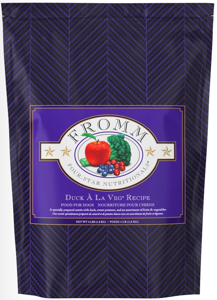 Four-Star Duck Á La Veg® Recipe Dry Dog Food 12LB