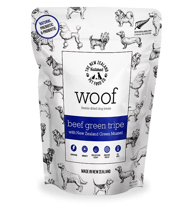 Woof Beef Green Tripe